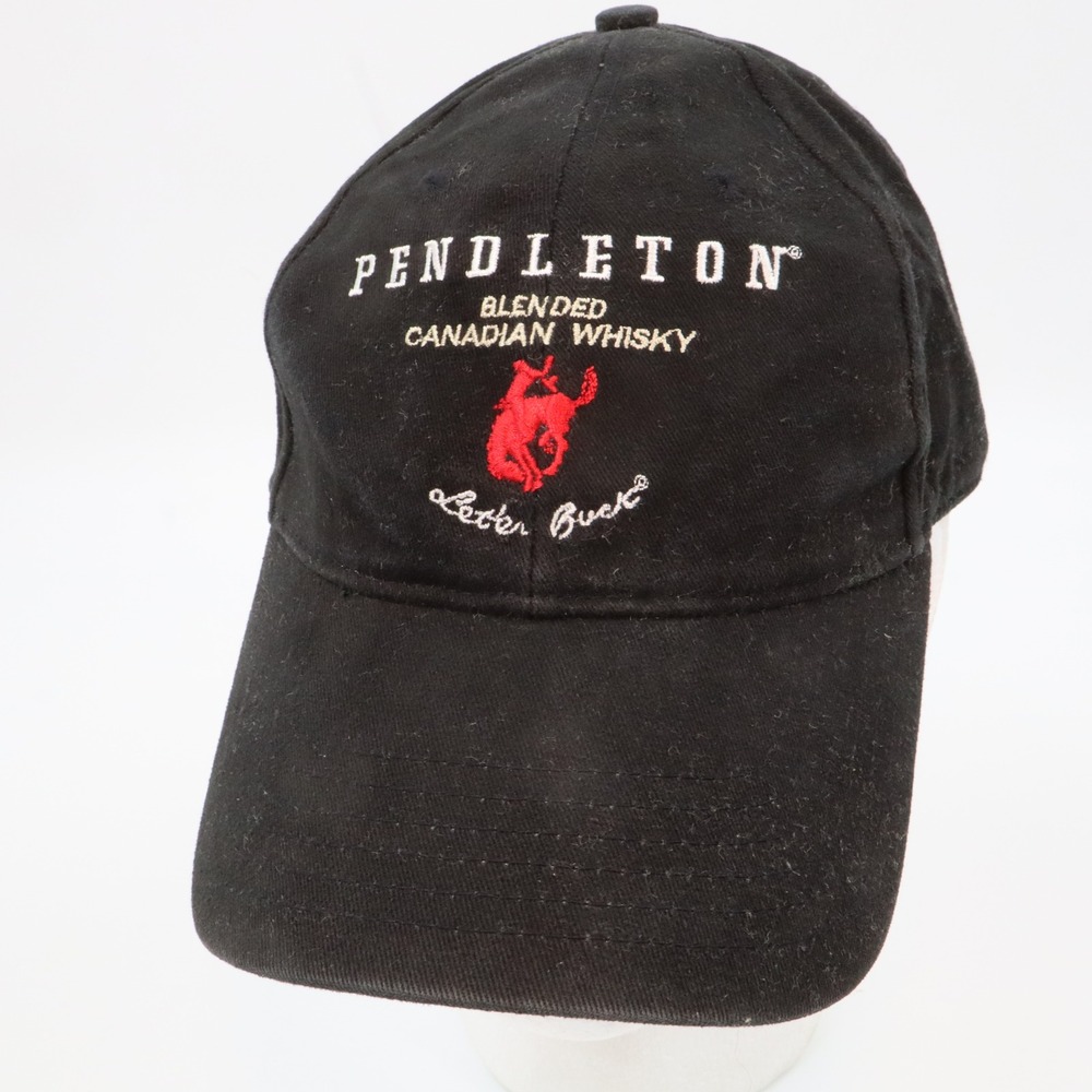 Pendleton Whisky Ivory Hat Mens OSFA Black Let'er Buck Rodeo Baseball Cap